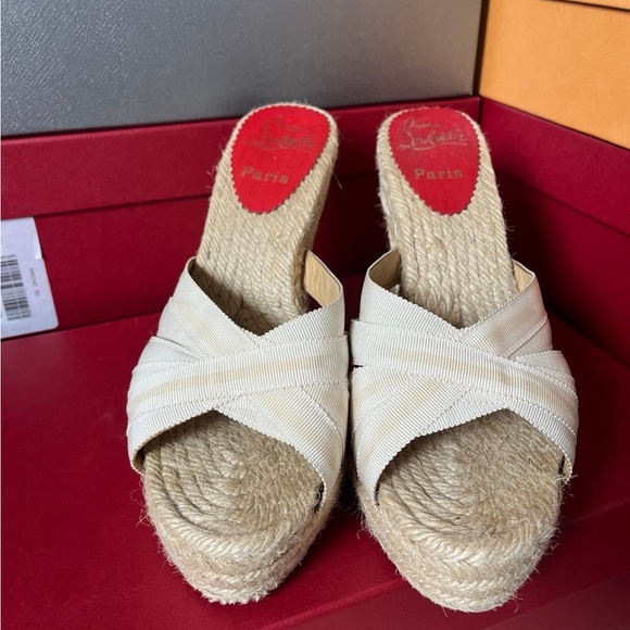 Christian Louboutin Wedge Sandals - Picture 9 of 10